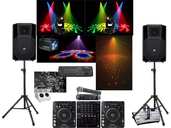 Pachet promoțional DJ cu echipamente profesionale și lumini inteligente
